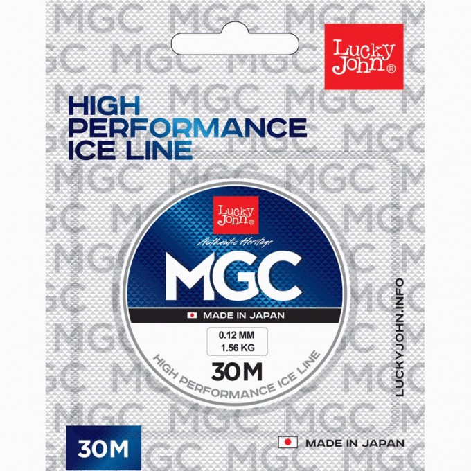 Леска монофильная зимняя LUCKY JOHN MGC, 30 м - 0.18 мм, прозрачная LJ4000-018 Леска монофильная зимняя LUCKY JOHN MGC, 30 м - 0.18 мм, прозрачная LJ4000-018