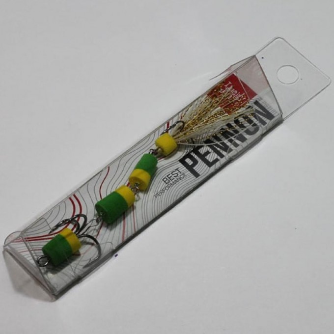 Приманка джиговая LUCKY JOHN PENNON 25, цвет зеленый/желтый в блистере FB3003297 Приманка джиговая LUCKY JOHN PENNON 25, цвет зеленый/желтый в блистере FB3003297