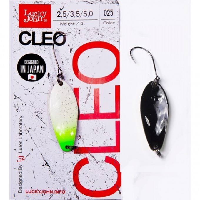 Блесна колеблющаяся LUCKY JOHN CLEO 3,5 г, цвет 025 LJCL35-025 Блесна колеблющаяся LUCKY JOHN CLEO 3,5 г, цвет 025 LJCL35-025