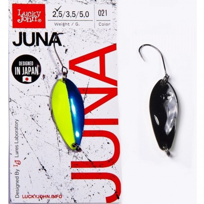 Блесна колеблющаяся LUCKY JOHN JUNA 3,5 г, цвет 021 LJJU35-021 Блесна колеблющаяся LUCKY JOHN JUNA 3,5 г, цвет 021 LJJU35-021