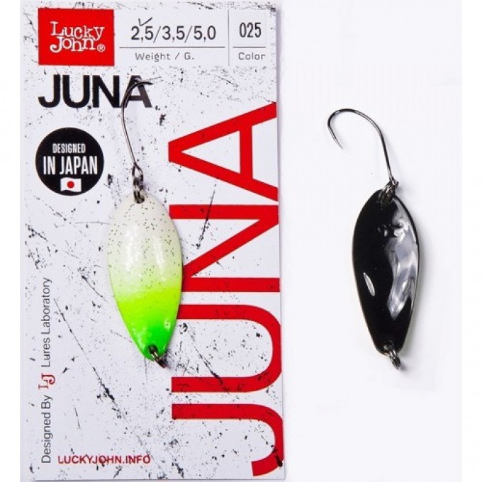 Блесна колеблющаяся LUCKY JOHN JUNA 3,5 г, цвет 025 LJJU35-025 Блесна колеблющаяся LUCKY JOHN JUNA 3,5 г, цвет 025 LJJU35-025
