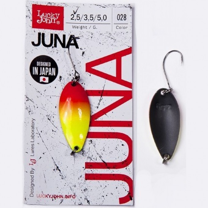 Блесна колеблющаяся LUCKY JOHN JUNA 3,5 г, цвет 028 LJJU35-028 Блесна колеблющаяся LUCKY JOHN JUNA 3,5 г, цвет 028 LJJU35-028