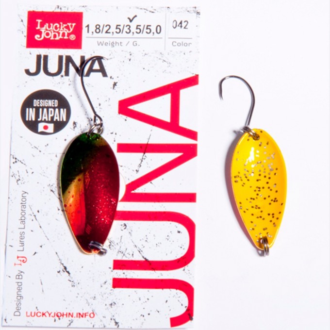 Блесна колеблющаяся LUCKY JOHN JUNA 3,5 г, цвет 042 LJJU35-042 Блесна колеблющаяся LUCKY JOHN JUNA 3,5 г, цвет 042 LJJU35-042