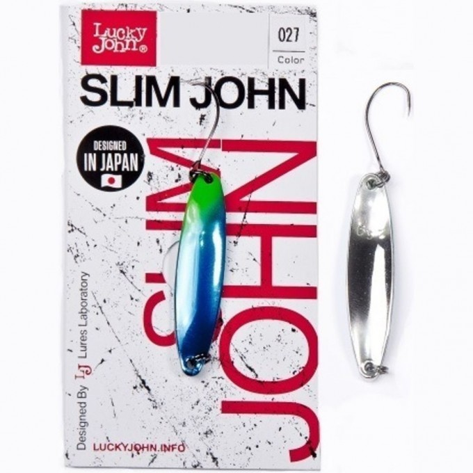 Блесна колеблющаяся LUCKY JOHN SLIM JOHN 2,5 г, цвет 027 LJSJ25-027 Блесна колеблющаяся LUCKY JOHN SLIM JOHN 2,5 г, цвет 027 LJSJ25-027