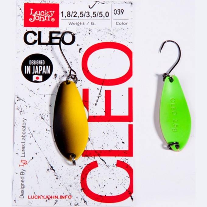 Блесна колеблющаюся LUCKY JOHN CLEO 2,5 г, цвет 039 LJCL25-039 Блесна колеблющаюся LUCKY JOHN CLEO 2,5 г, цвет 039 LJCL25-039