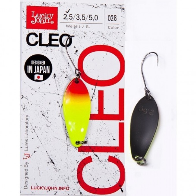 Блесна вращающаяся LUCKY JOHN CLEO 2,5 г, цвет 028 LJCL25-028 Блесна вращающаяся LUCKY JOHN CLEO 2,5 г, цвет 028 LJCL25-028