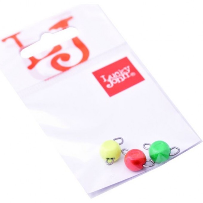 Груз-головки разборные LUCKY JOHN BALL RGY MIX1 25г, 3шт LJBRMIX1-025 Груз-головки разборные LUCKY JOHN BALL RGY MIX1 25г, 3шт LJBRMIX1-025