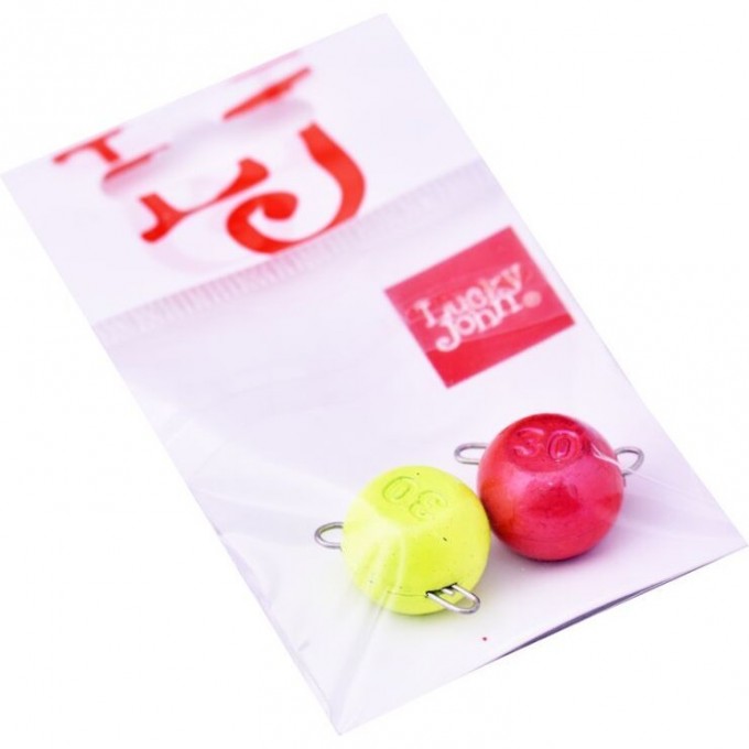 Груз-головки разборные LUCKY JOHN BALL RGY MIX1 40г, 2шт LJBRMIX1-040 Груз-головки разборные LUCKY JOHN BALL RGY MIX1 40г, 2шт LJBRMIX1-040