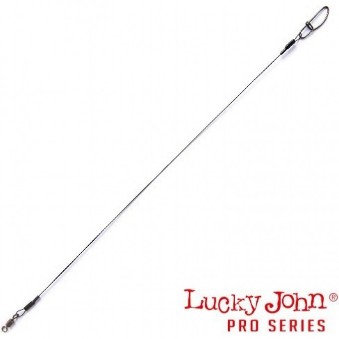 Поводки титановые LUCKY JOHN X-TWITCH (2 шт, 15 см, 10 кг) LJP6310-015 Поводки титановые LUCKY JOHN X-TWITCH (2 шт, 15 см, 10 кг) LJP6310-015