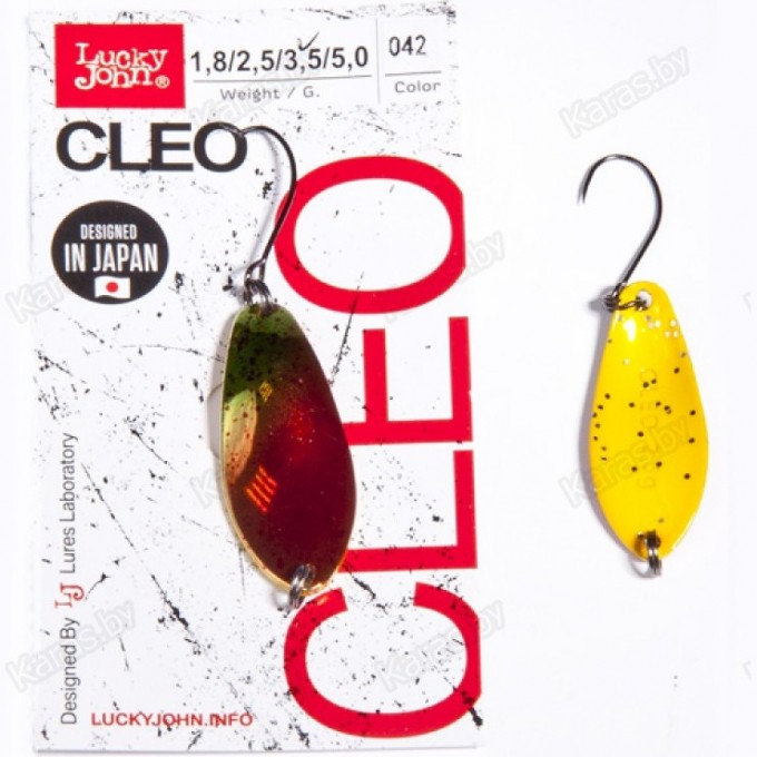 Блесна колеблющаяся LUCKY JOHN CLEO 2,5 г, цвет 042 LJCL25-042 Блесна колеблющаяся LUCKY JOHN CLEO 2,5 г, цвет 042 LJCL25-042