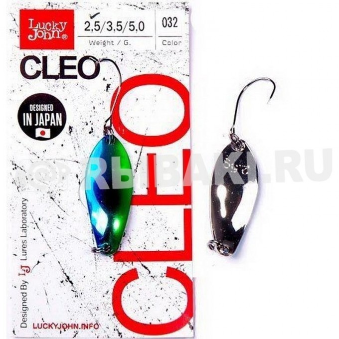 Блесна колеблющаяся LUCKY JOHN CLEO 3,5 г, цвет 032 LJCL35-032 Блесна колеблющаяся LUCKY JOHN CLEO 3,5 г, цвет 032 LJCL35-032