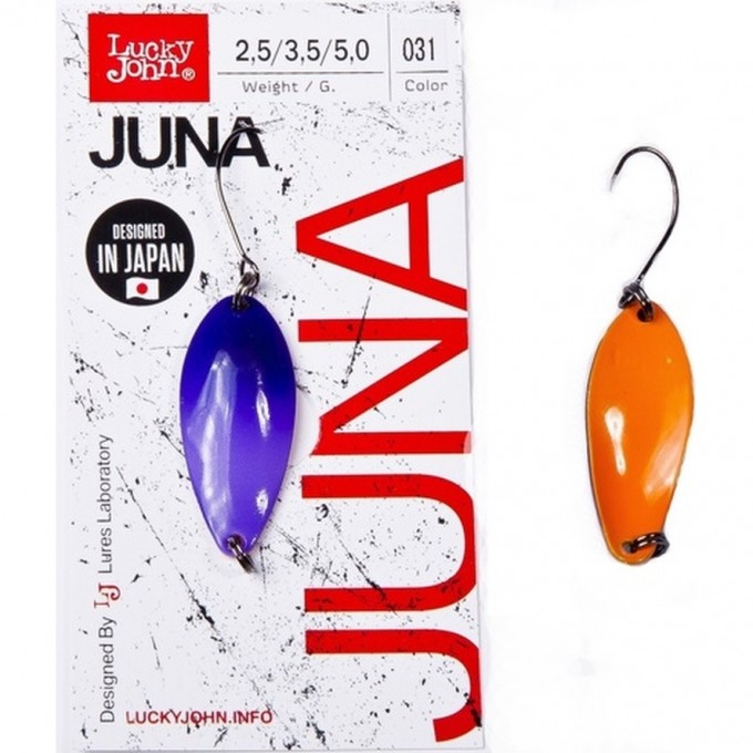 Блесна колеблющаяся LUCKY JOHN JUNA 2,5 г, цвет 031 LJJU25-031 Блесна колеблющаяся LUCKY JOHN JUNA 2,5 г, цвет 031 LJJU25-031