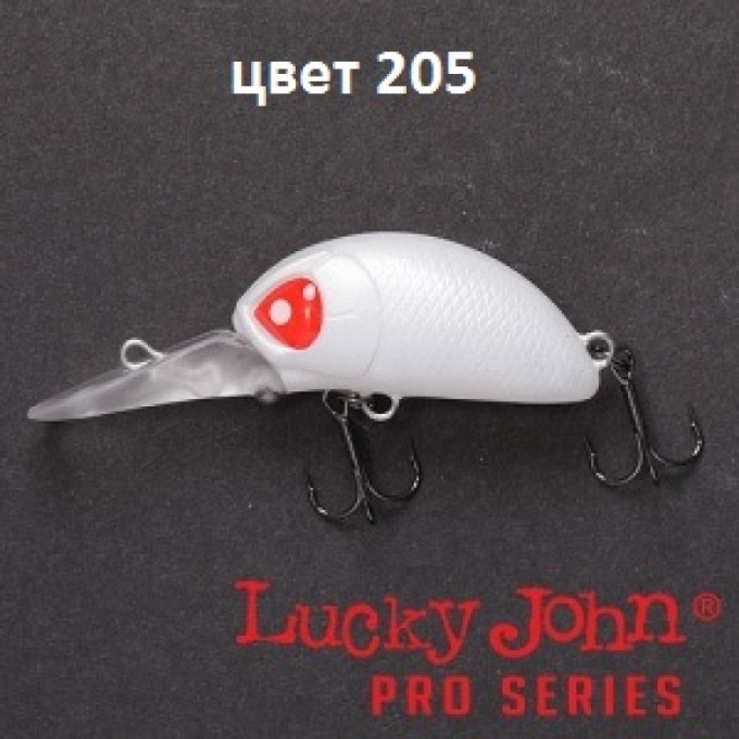 Воблер плавающий LUCKY JOHN PRO SERIES HAIRA TINY 4,4 см, цвет 205 HAT44F-205 Воблер плавающий LUCKY JOHN PRO SERIES HAIRA TINY 4,4 см, цвет 205 HAT44F-205