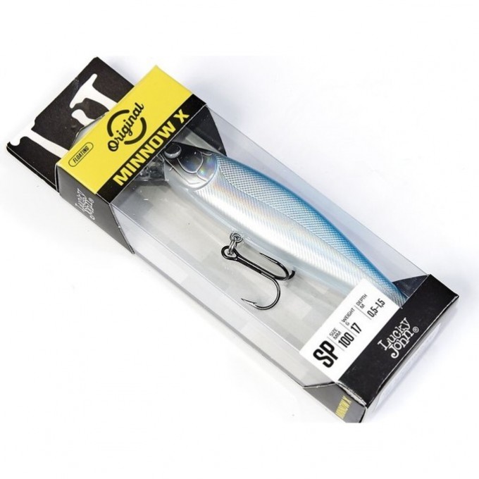 Воблер суспендер LUCKY JOHN ORIGINAL MINNOW X 10 см, цвет a67 LJO0810SP-A67 Воблер суспендер LUCKY JOHN ORIGINAL MINNOW X 10 см, цвет a67 LJO0810SP-A67