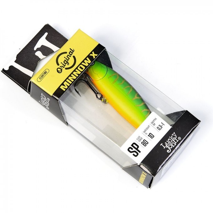 Воблер суспендер LUCKY JOHN ORIGINAL MINNOW X 8 см, цвет m03 LJO0808SP-M03 Воблер суспендер LUCKY JOHN ORIGINAL MINNOW X 8 см, цвет m03 LJO0808SP-M03